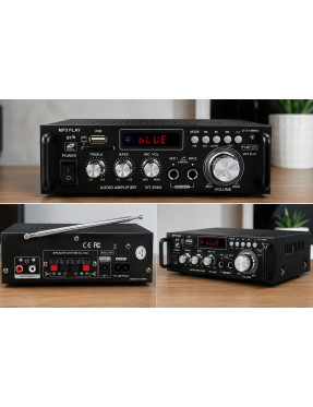 Amplificator Stereo Audio BT-298A Bluetooth USB SD FM Karaoke