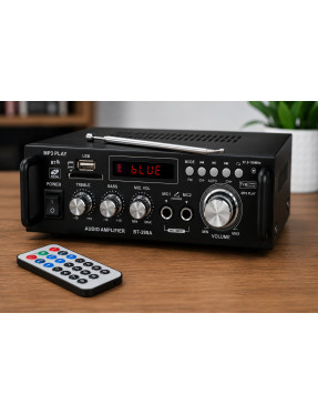 Amplificator Stereo Audio BT-298A Bluetooth USB SD FM Karaoke