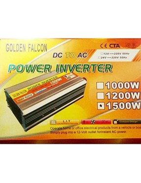 GP-1500A 1500W  Invertor de la 12 V la 220 V: 1500W sinusoidă modificată