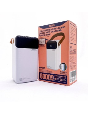 Power Bank Remax RPP-565 60000mAh cu cabluri Type-C/iPhone