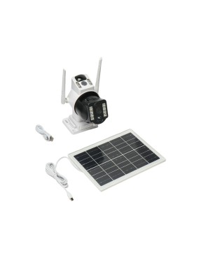 Cameră de supraveghere wireless 4G VRT-VC9-4G cu rotire, SIM și panou solar