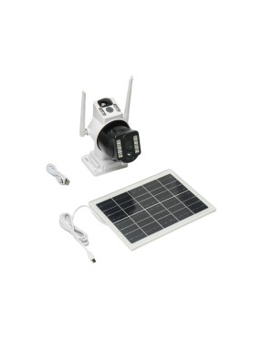 Cameră de supraveghere wireless 4G VRT-VC9-4G cu rotire, SIM și panou solar