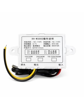Termoregulator W3002 12V digital -50…+110°C