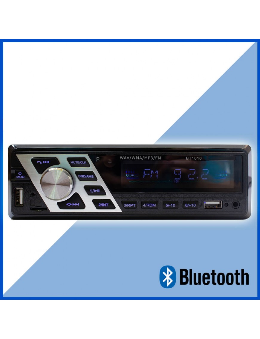 CAR Bluetooth PLAYER 1010BT ISO FM, USB, SD , AUX