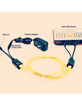 SET 2BUC SPLITER POE RJ45