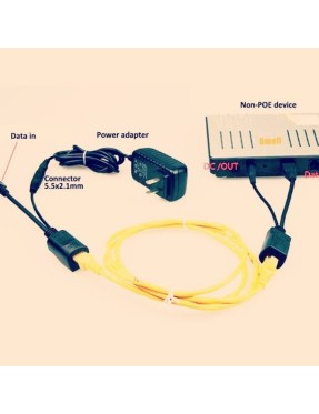 SET 2BUC SPLITER POE RJ45